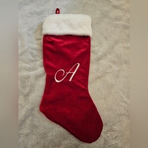 Letter “A” Stocking